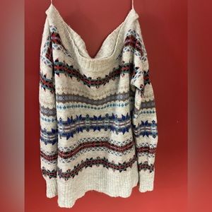 American Eagle cozy fair isle sweater! Excellent condition. Size M.